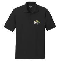 Funny St Patricks Day Leprechaun Unicorn St Paddys Gift Cool Gift PosiCharge RacerMesh Polo