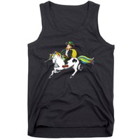 Funny St Patricks Day Leprechaun Unicorn St Paddys Gift Cool Gift Tank Top