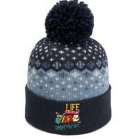 Funny Sax Player Gifts Jazz Music Saxophone The Baniff Cuffed Pom Beanie