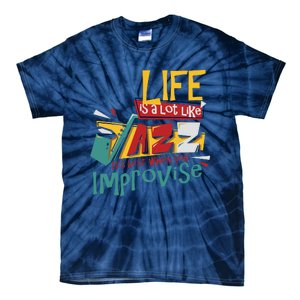 Funny Sax Player Gifts Jazz Music Saxophone Tie-Dye T-Shirt