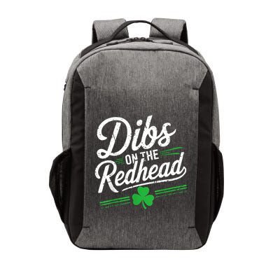 Funny St PatrickS Day Dibs On The Redhead Shamrock Vector Backpack