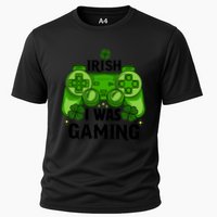 Funny St Patricks Day Irish I Was Gaming Cooling Performance Crew T-Shirt