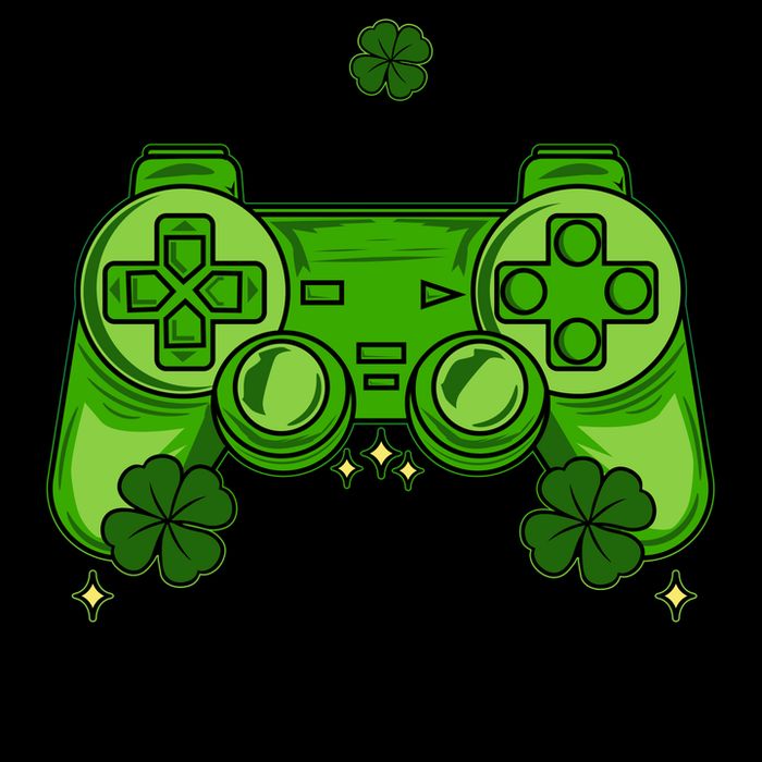 Funny St Patricks Day Irish I Was Gaming Cooling Performance Crew T-Shirt