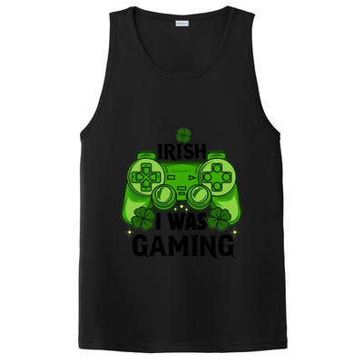 Funny St Patricks Day Irish I Was Gaming PosiCharge Competitor Tank