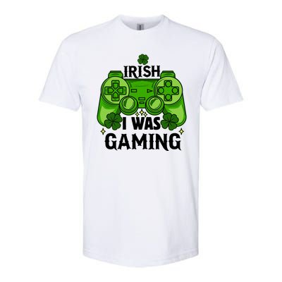 Funny St Patricks Day Irish I Was Gaming Softstyle® CVC T-Shirt