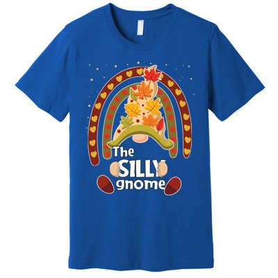 Funny Silly Pumpkin Gnome Pjs Fall Family Matching Cute Gift Premium T-Shirt