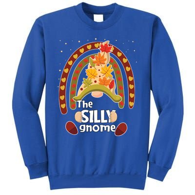 Funny Silly Pumpkin Gnome Pjs Fall Family Matching Cute Gift Tall Sweatshirt