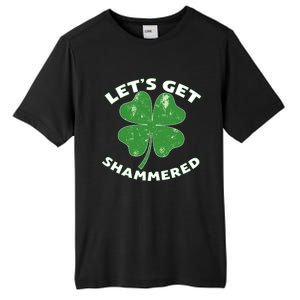 Funny St Patricks Day With Lets Get Shammered Tall Fusion ChromaSoft Performance T-Shirt