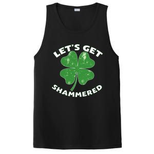 Funny St Patricks Day With Lets Get Shammered PosiCharge Competitor Tank