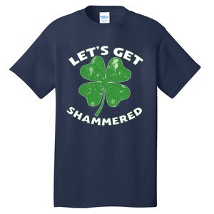 Funny St Patricks Day With Lets Get Shammered Tall T-Shirt