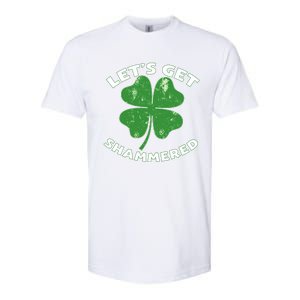 Funny St Patricks Day With Lets Get Shammered Softstyle CVC T-Shirt