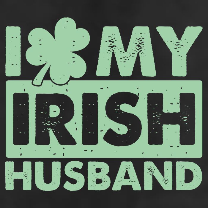 Funny St Patrick's Day I Love My Irish Husband Lucky Shamrock Clover 15oz Campfire Ceramic Mug