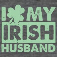 Funny St Patrick's Day I Love My Irish Husband Lucky Shamrock Clover Wool Snapback Cap
