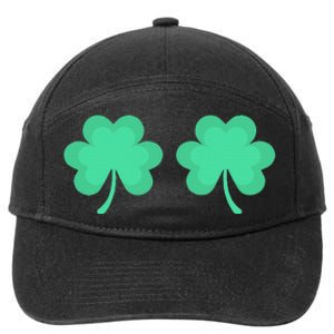 Funny St. Pattys Day Four 4 Leaf Clover Bra 7-Panel Snapback Hat