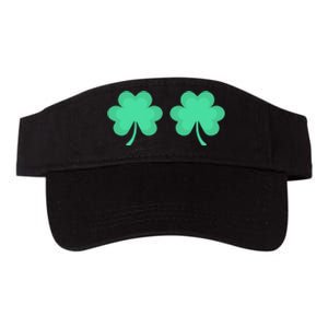 Funny St. Pattys Day Four 4 Leaf Clover Bra Valucap Bio-Washed Visor