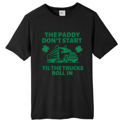 Funny St Patrick's Day Trucker St Patty's Truck Driver Gift Tall Fusion ChromaSoft Performance T-Shirt