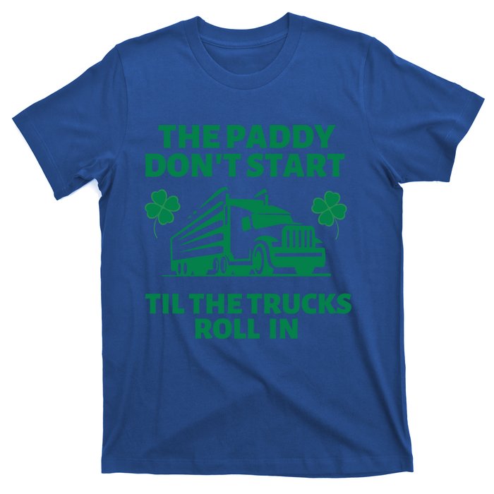 Funny St Patrick's Day Trucker St Patty's Truck Driver Gift T-Shirt