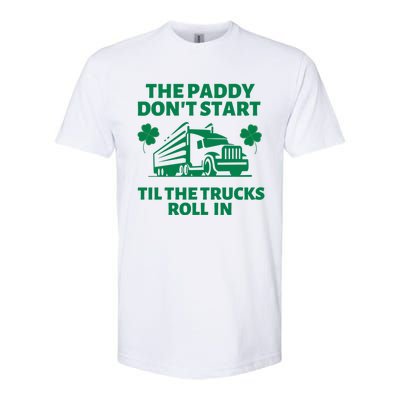 Funny St Patrick's Day Trucker St Patty's Truck Driver Gift Softstyle CVC T-Shirt