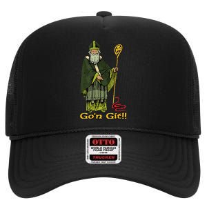 Funny St Patricks Day Funny Go'n git st patrick High Crown Mesh Back Trucker Hat