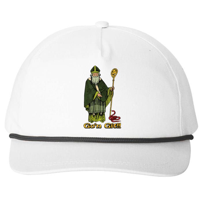 Funny St Patricks Day Funny Go'n git st patrick Snapback Five-Panel Rope Hat