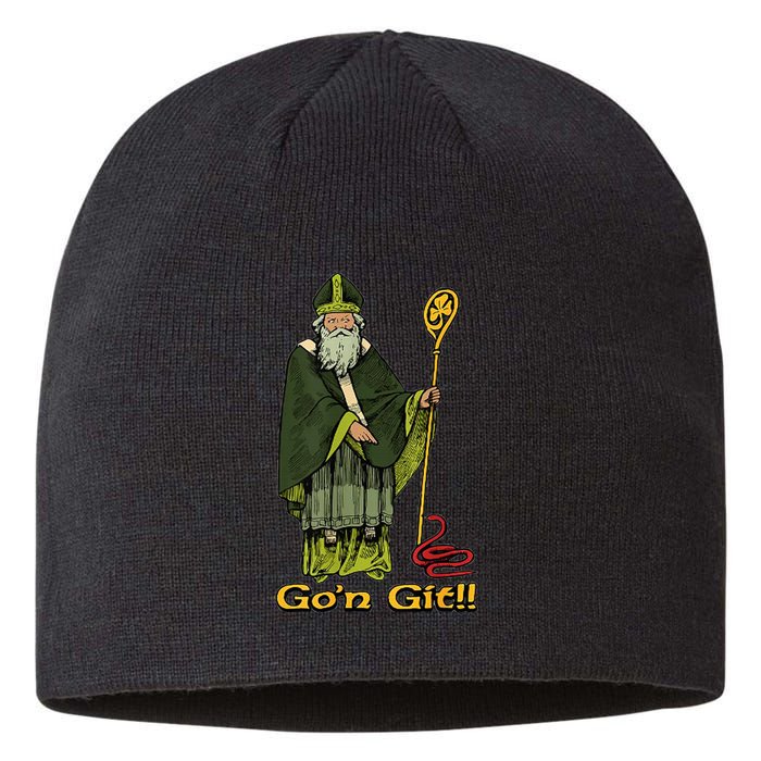 Funny St Patricks Day Funny Go'n git st patrick Sustainable Beanie