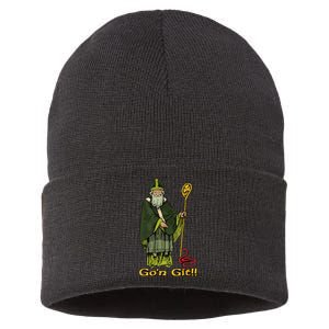 Funny St Patricks Day Funny Go'n git st patrick Sustainable Knit Beanie