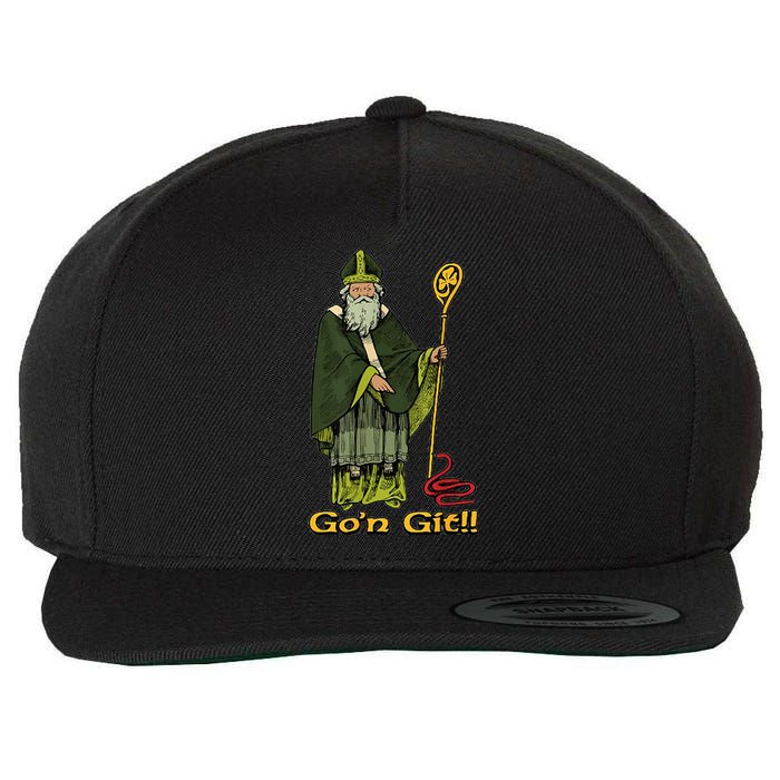 Funny St Patricks Day Funny Go'n git st patrick Wool Snapback Cap