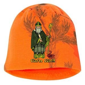 Funny St Patricks Day Funny Go'n git st patrick Kati - Camo Knit Beanie