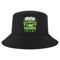 Funny St Patrick's Day Irish I Was Gaming Cool Comfort Performance Bucket Hat