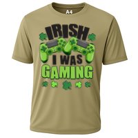 Funny St Patrick's Day Irish I Was Gaming Cooling Performance Crew T-Shirt