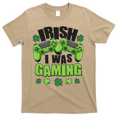 Funny St Patrick's Day Irish I Was Gaming T-Shirt