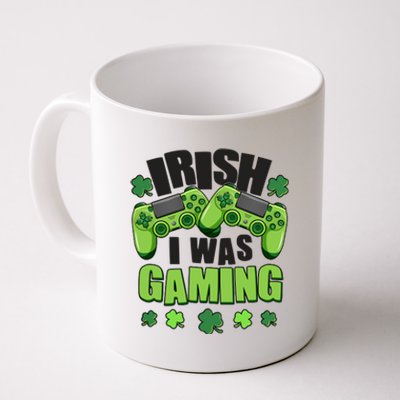 Funny St Patrick's Day Irish I Was Gaming Coffee Mug