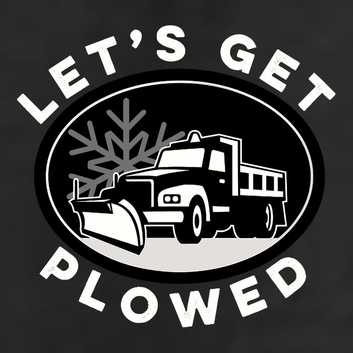 Funny Snow Plow Let's Get Plowed Drinking Snow Day Cool Comfort Performance Bucket Hat