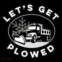 Funny Snow Plow Let's Get Plowed Drinking Snow Day Toddler Sweatshirt