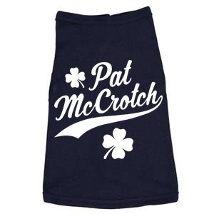 Funny St PatrickS Day Pat Mccrotch Fake Name Shamrock Irish Doggie Tank