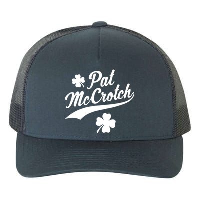 Funny St PatrickS Day Pat Mccrotch Fake Name Shamrock Irish Yupoong Adult 5-Panel Trucker Hat