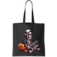 Funny Skeleton Playing Video Game Halloween Gamer Bag