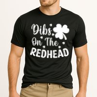 Funny St Patricks Day Irish Shamrock Dibs On The Redhead Performance Shirt