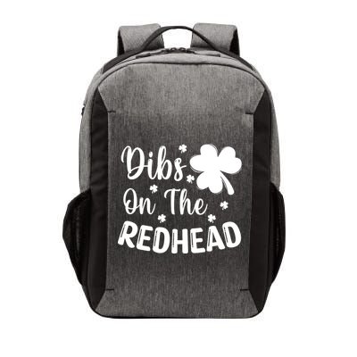 Funny St Patricks Day Irish Shamrock Dibs On The Redhead Vector Backpack
