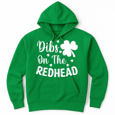 Funny St Patricks Day Irish Shamrock Dibs On The Redhead Hoodie