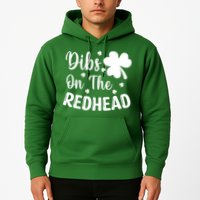 Funny St Patricks Day Irish Shamrock Dibs On The Redhead Hoodie