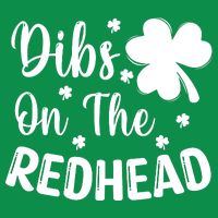 Funny St Patricks Day Irish Shamrock Dibs On The Redhead Mesh Reversible Basketball Jersey Tank