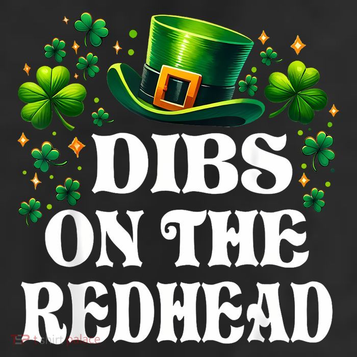 Funny St PatrickS Day Dibs On The Redhead Shamrock Cool Comfort Performance Bucket Hat