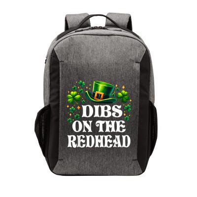 Funny St PatrickS Day Dibs On The Redhead Shamrock Vector Backpack
