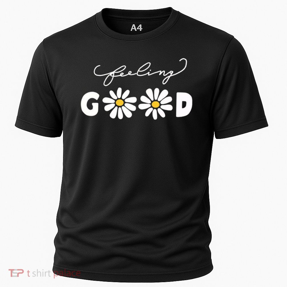 Flowers Staying Positive Feeling Good Cooling Performance Crew T-Shirt