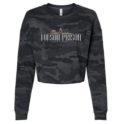 Folsom State Prison Prison State Correctional Warden Cropped Pullover Crew