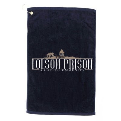 Folsom State Prison Prison State Correctional Warden Golf Towel