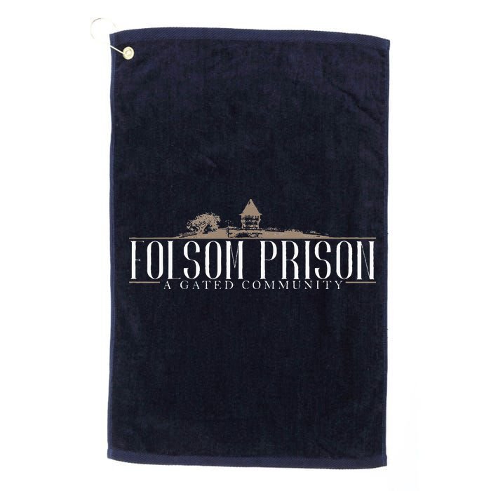 Folsom State Prison Prison State Correctional Warden Golf Towel