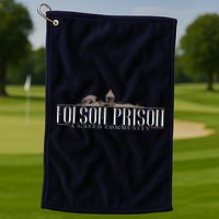 Folsom State Prison Prison State Correctional Warden Golf Towel