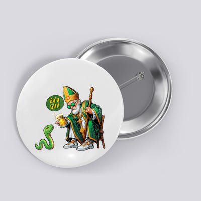 Funny St PatrickS Day GoN Git Gift Button